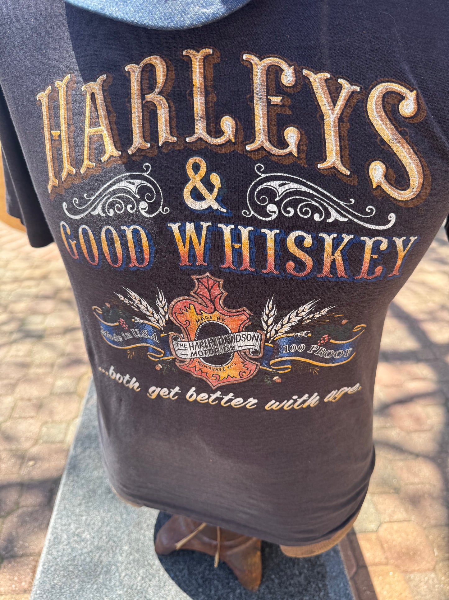 Vintage 1980s Harley-Davidson 3D Emblem T-Shirt – Fullerton, California