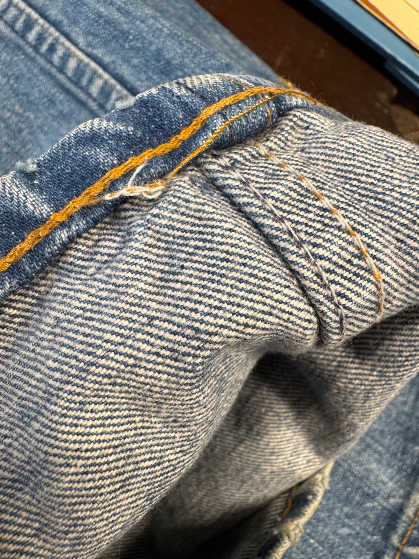 1970s Levi’s 646 Orange Tab Flared Denim Jeans – Vintage Made in USA