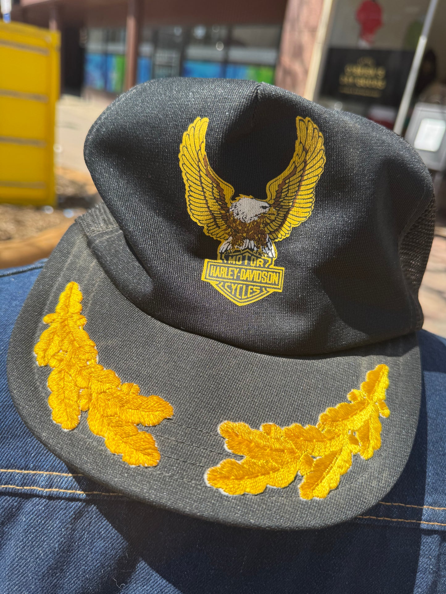 Vintage 1980s Harley-Davidson Trucker Hat – Original Made in USA